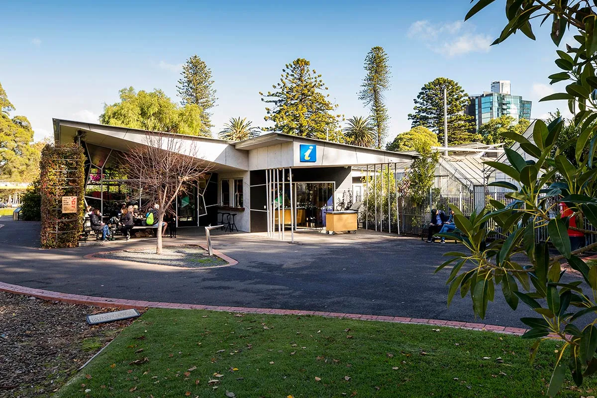 An information centre in a park