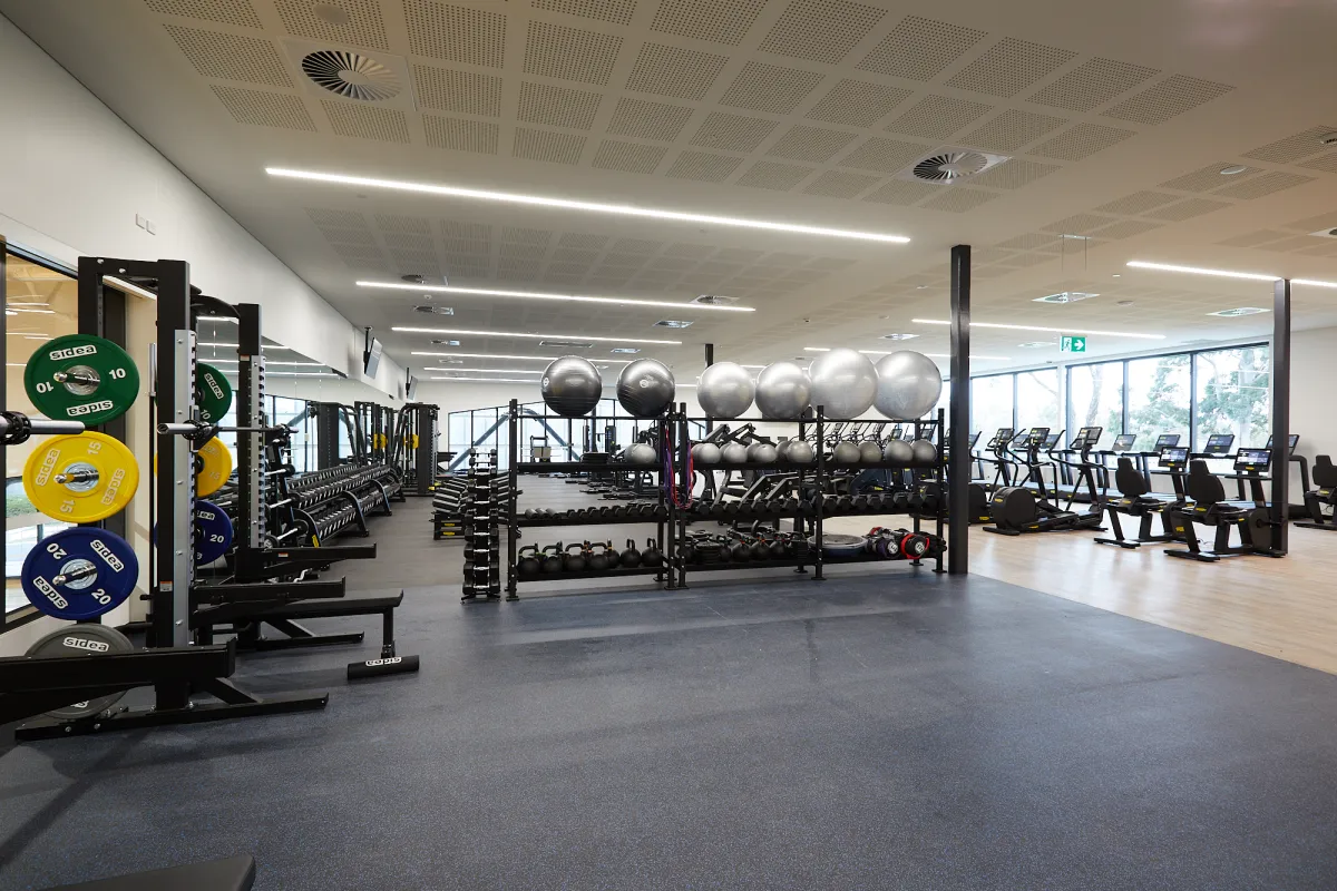 A photo of the gym at Kensington Community Aquatic and Recreation Centre. 