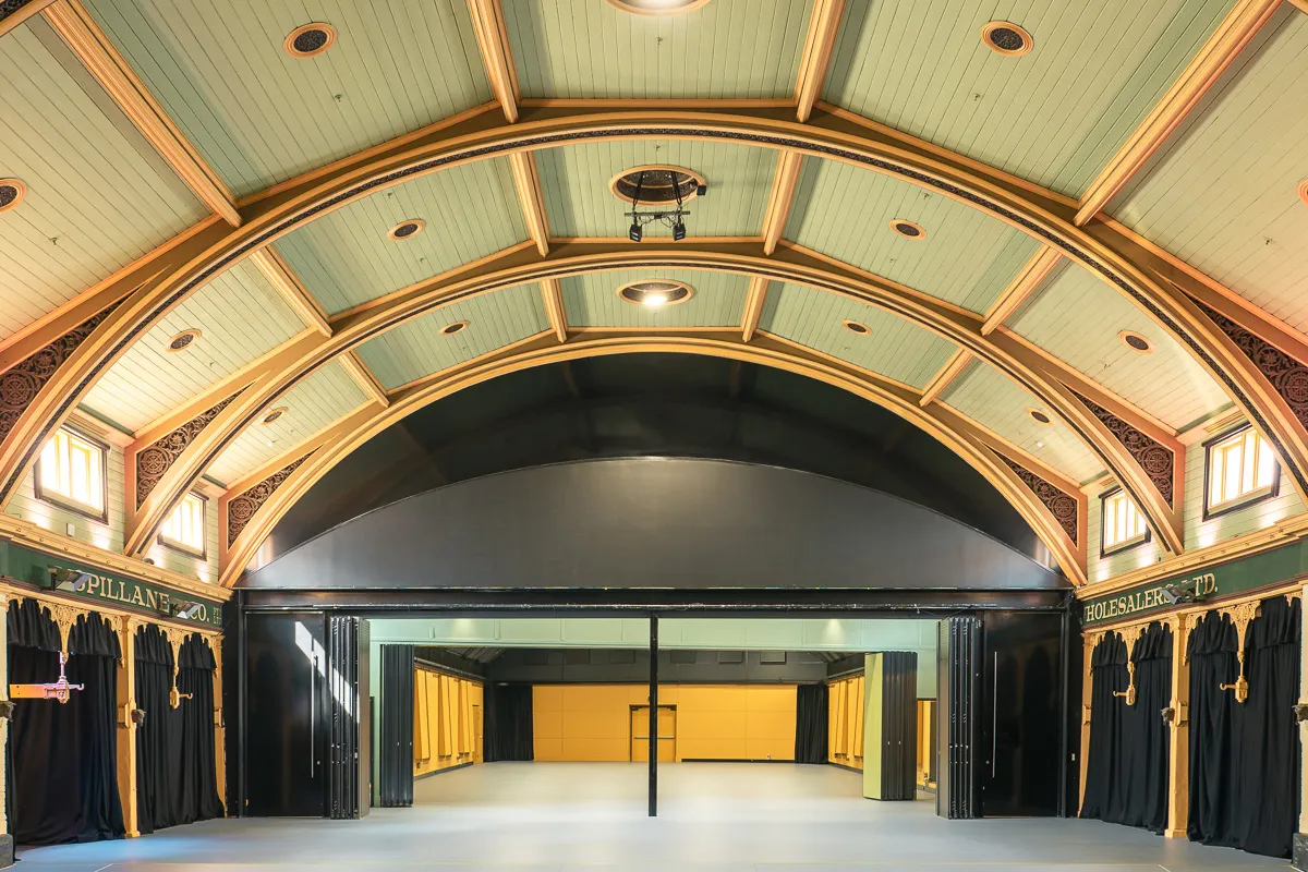 Performance space in a heritage building.