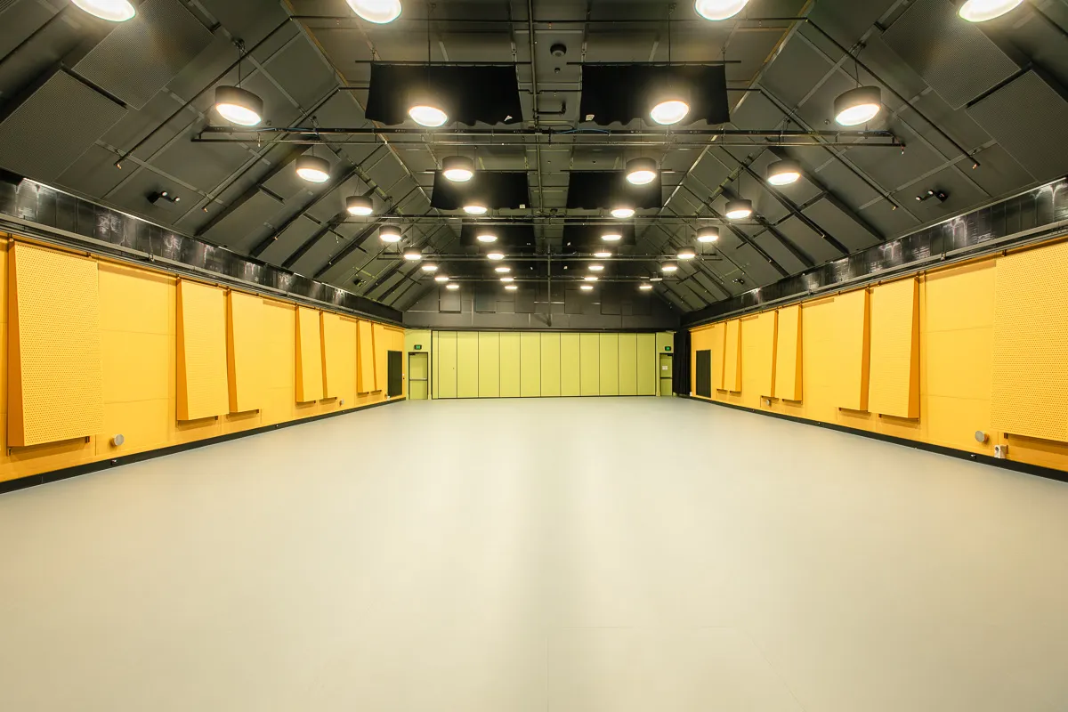 Performance space in a heritage building.